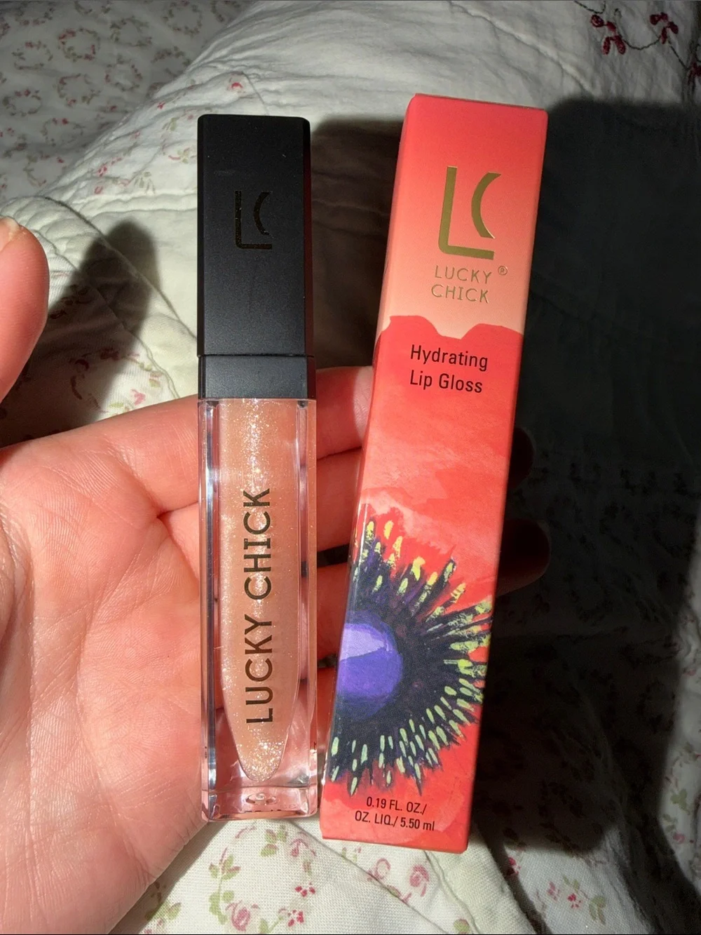 Hydrating Lip Gloss - Shimmery Peach